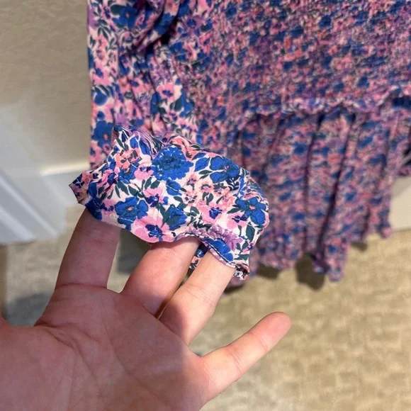 Vineyard Vines Pink and Blue Patterned Dress - Picture 4 of 5